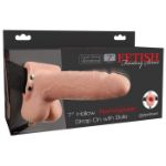 Image de Fetish Fantasy 7" Hollow Rechargeable Strap-on wit